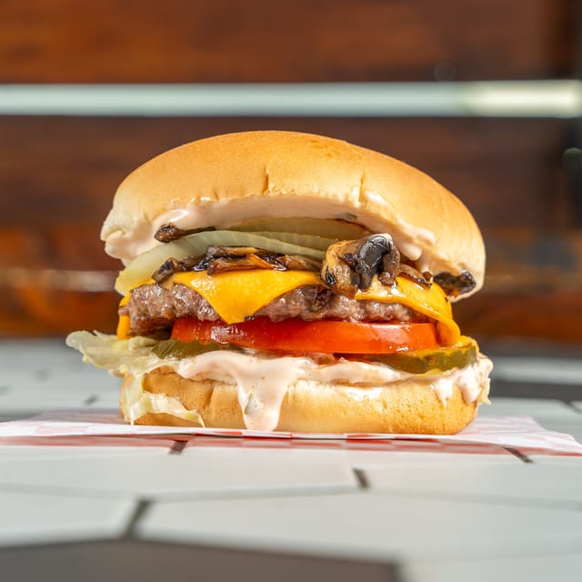 York Burger (Mushroom).